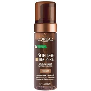 L'Oreal Sublime Bronze Self-Tanning Water Mousse - Coconut Self Tanner Foam